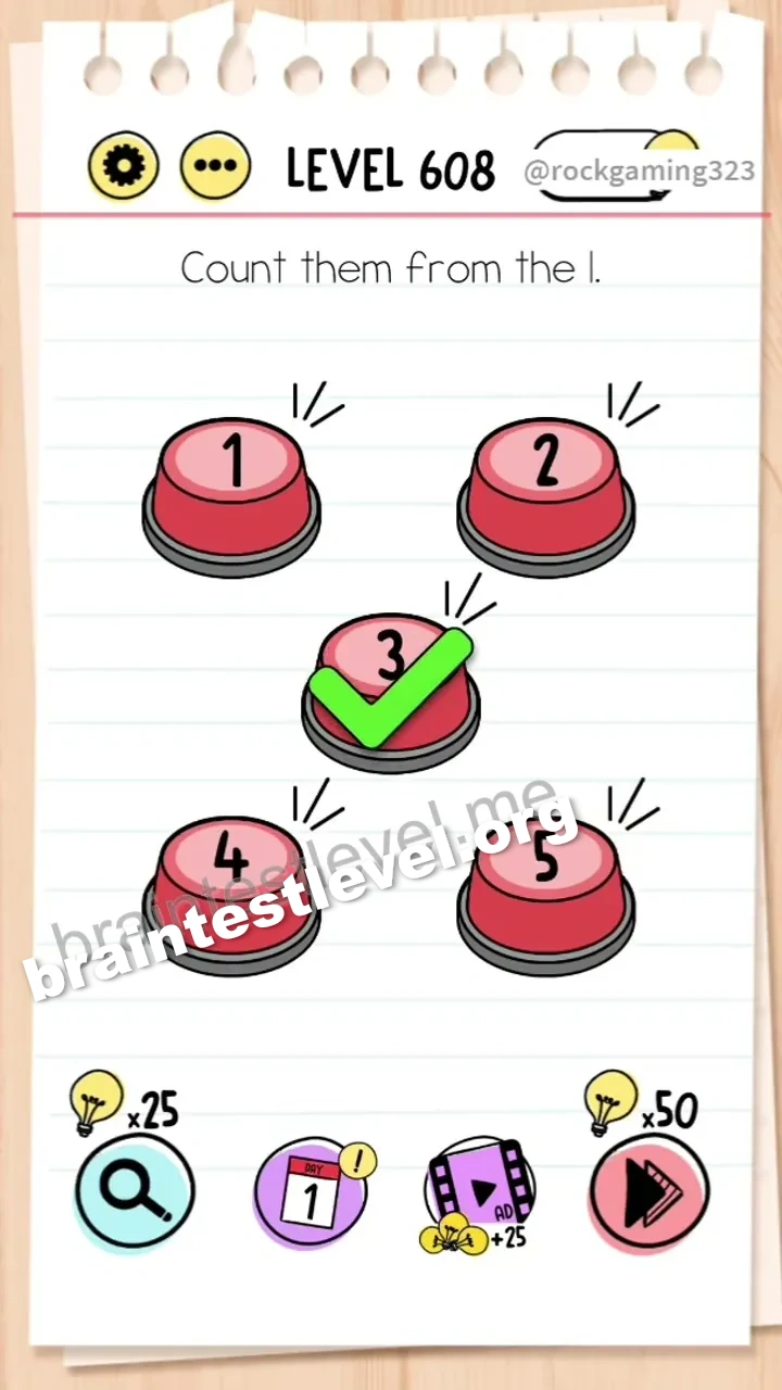 Brain Test Level 608 screenshot 2