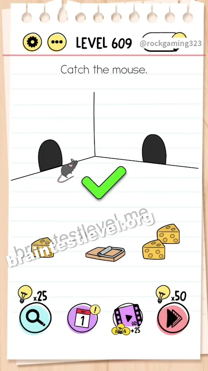 Brain Test Level 609 screenshot 2