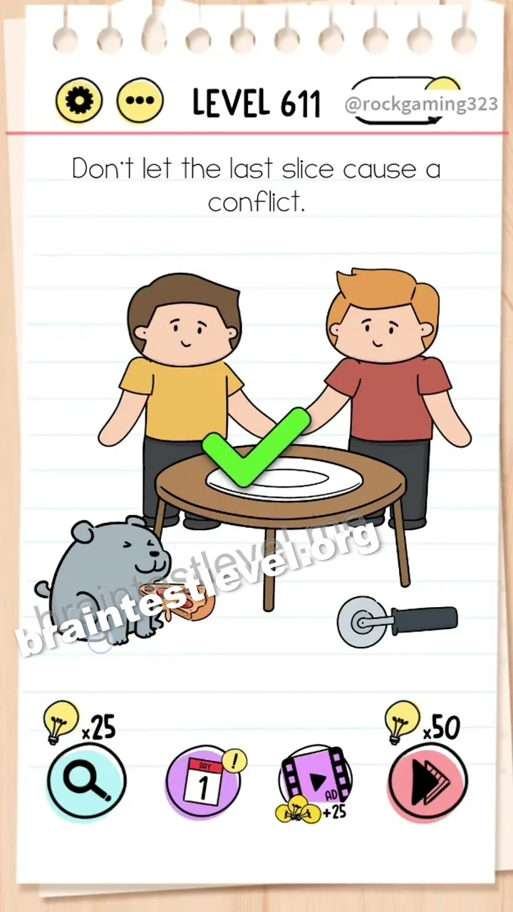 Brain Test Level 611 screenshot 2