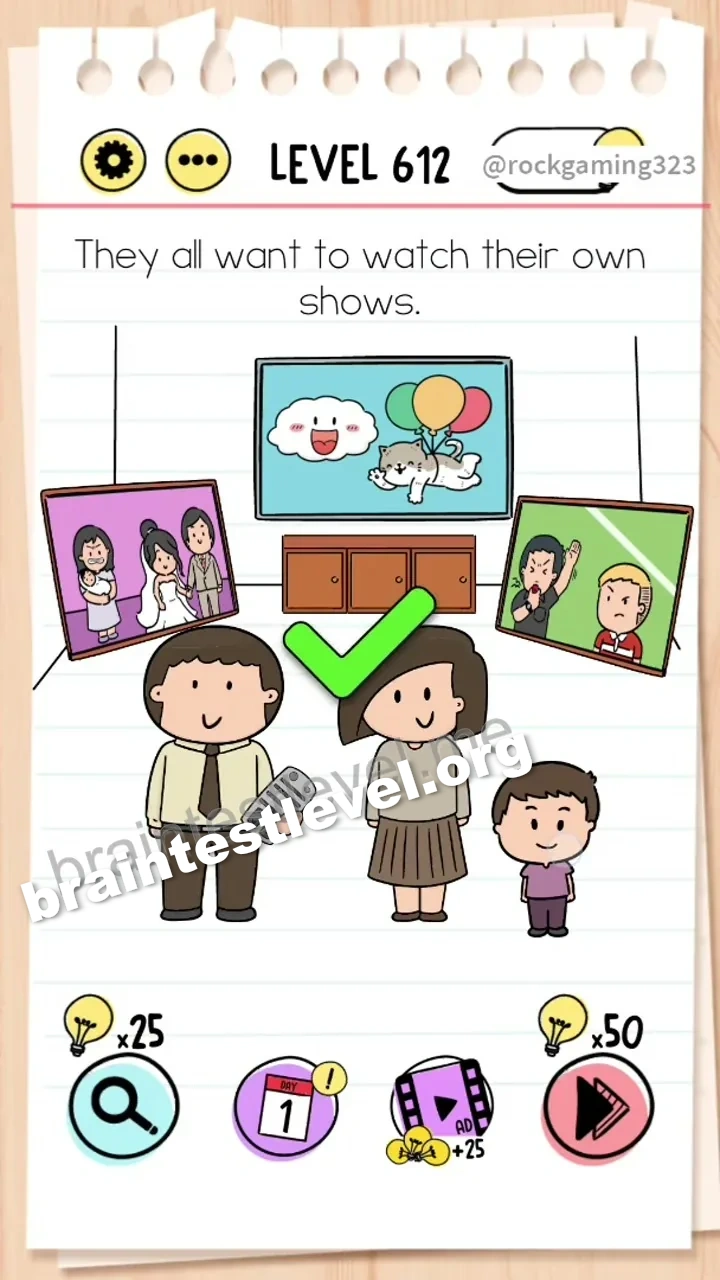 Brain Test Level 612 screenshot 2