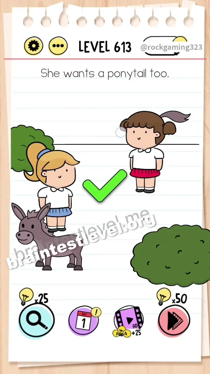 Brain Test Level 613 screenshot 2
