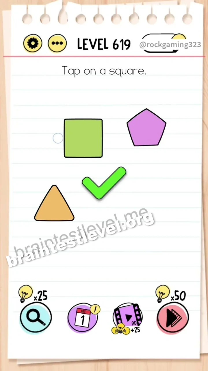 Brain Test Level 619 screenshot 2