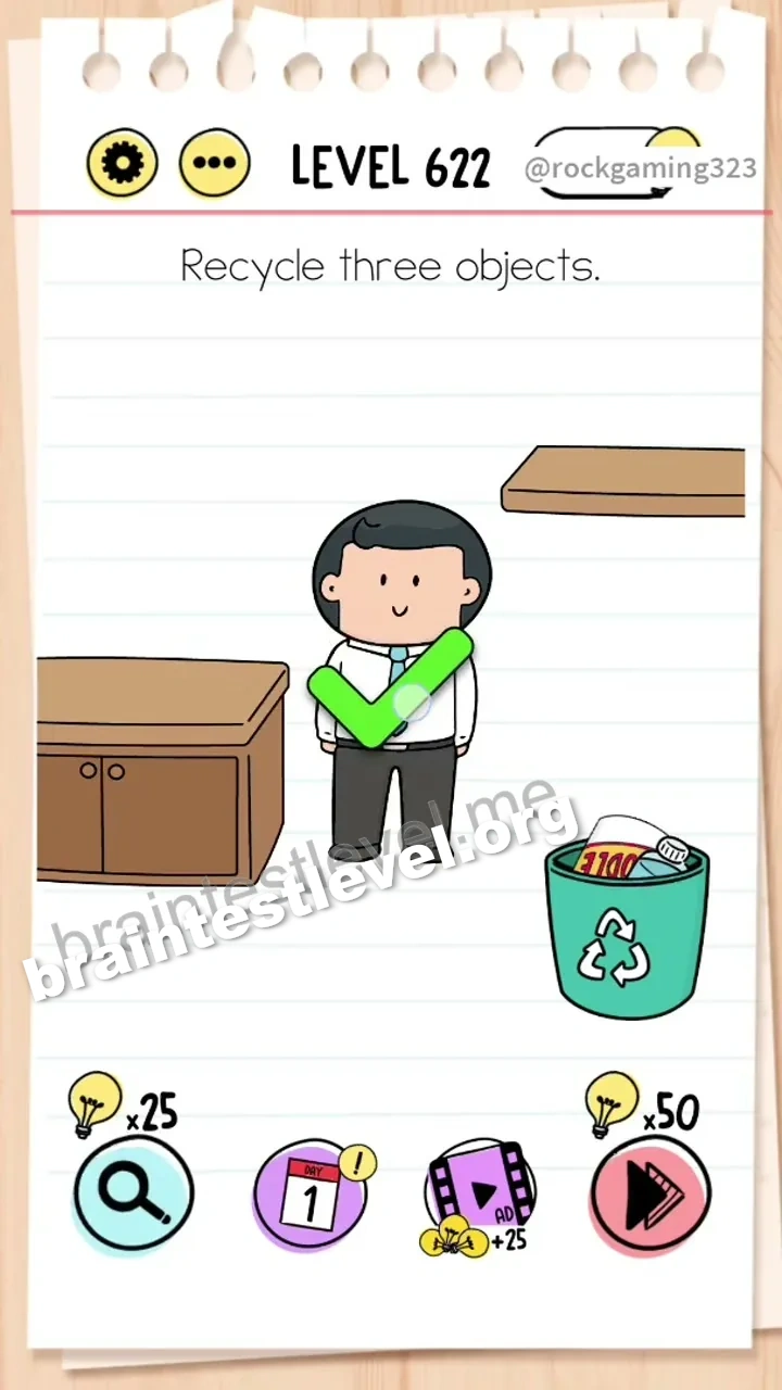 Brain Test Level 622 screenshot 2