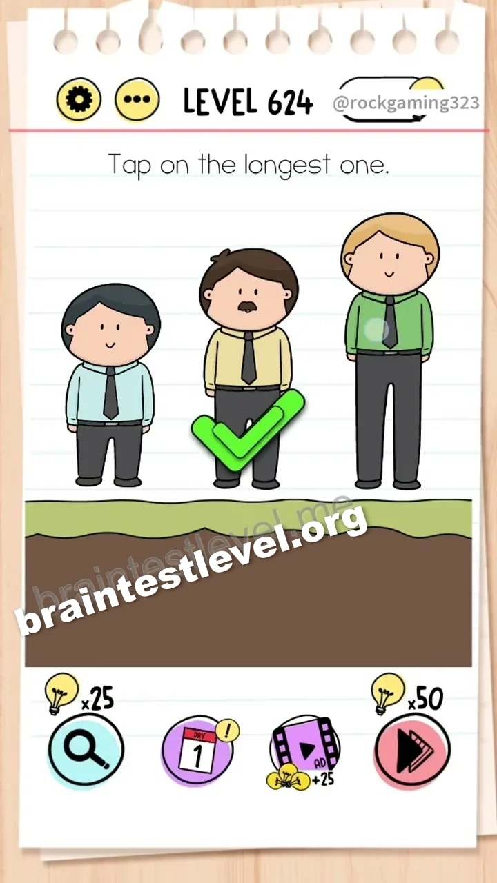 Brain Test Level 624 screenshot 2
