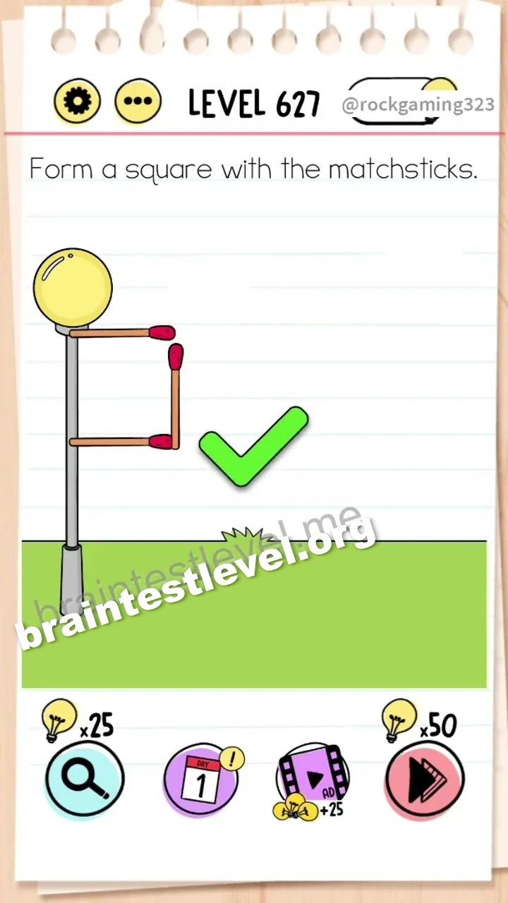 Brain Test Level 627 screenshot 2