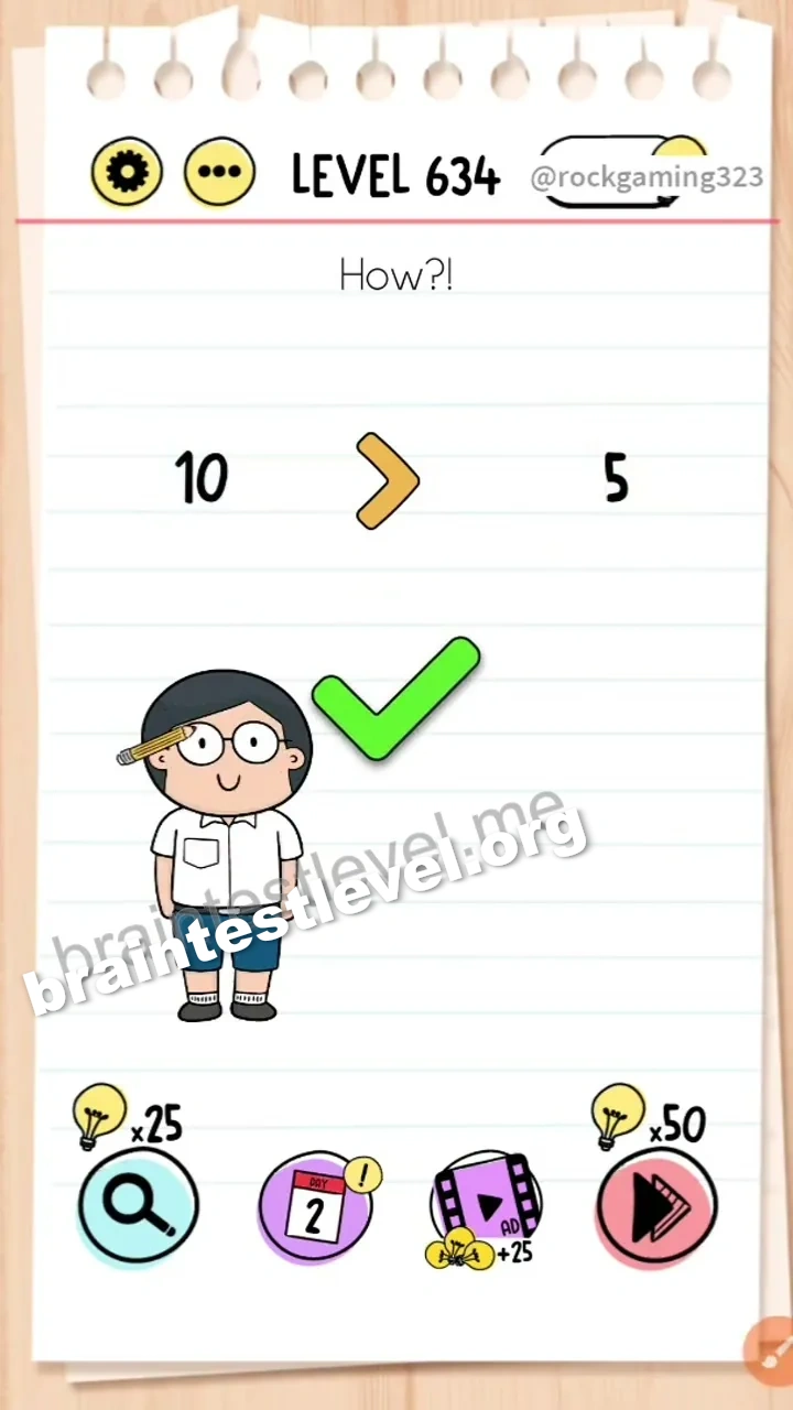 Brain Test Level 634 screenshot 2