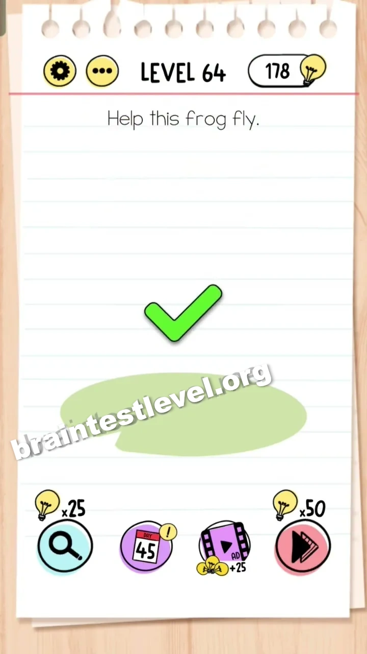 Brain Test Level 64 screenshot 2