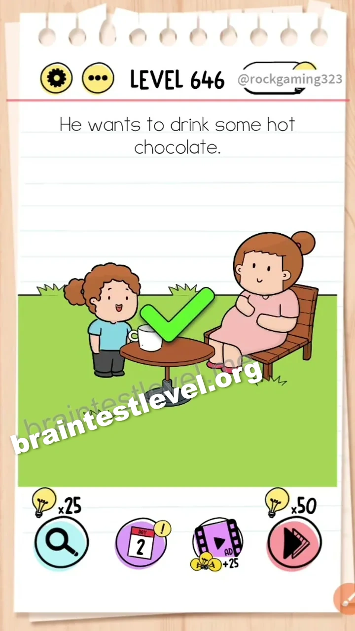 Brain Test Level 646 screenshot 2