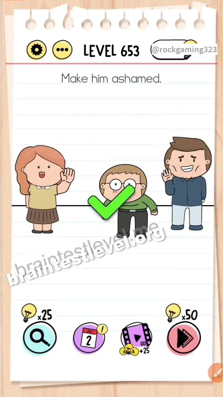 Brain Test Level 653 screenshot 2