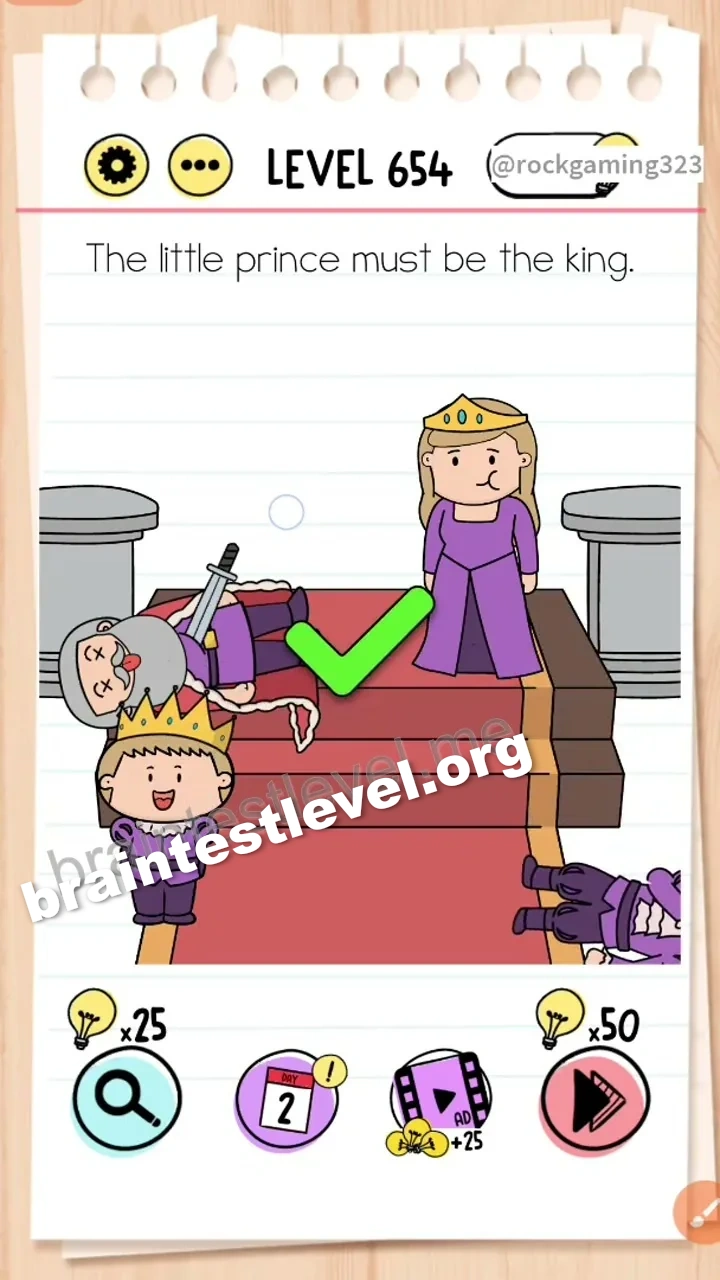 Brain Test Level 654 screenshot 2