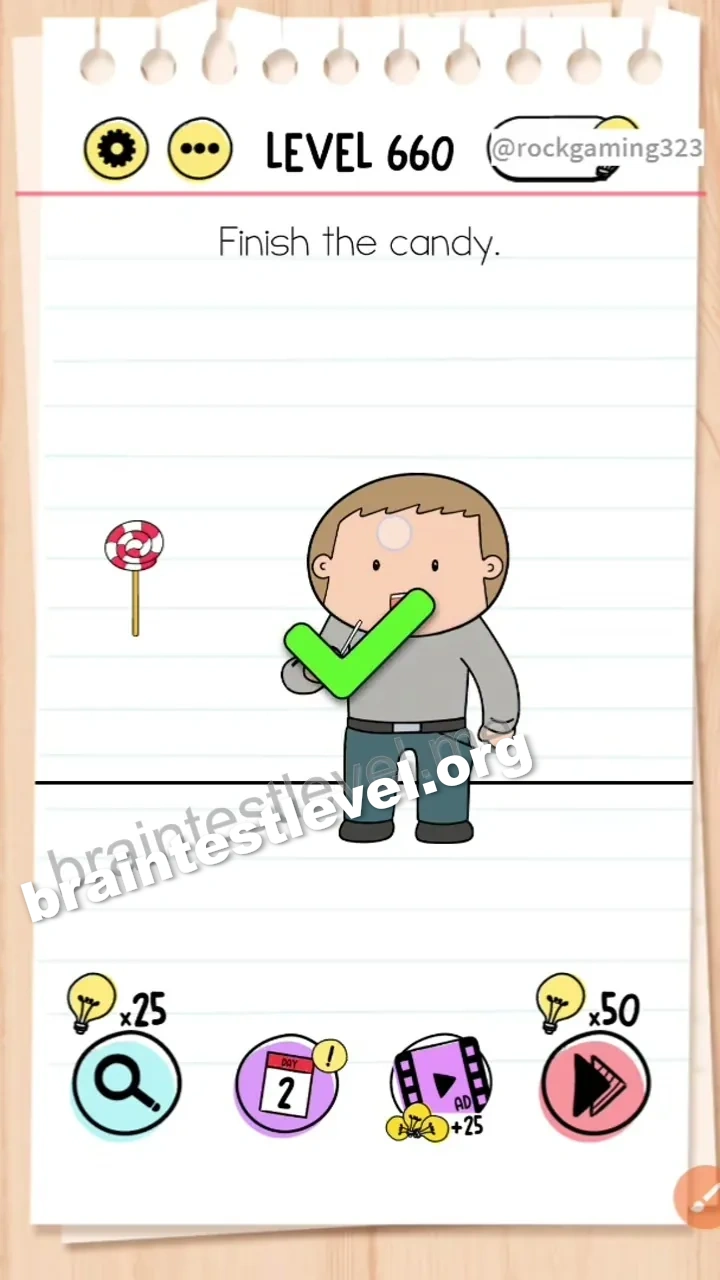 Brain Test Level 660 screenshot 2