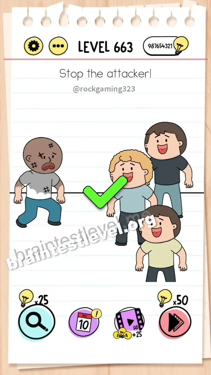 Brain Test Level 663 screenshot 2