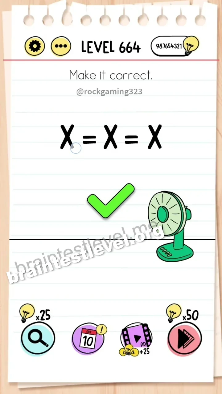 Brain Test Level 664 screenshot 2