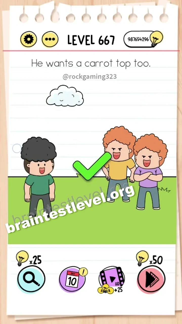 Brain Test Level 667 screenshot 2