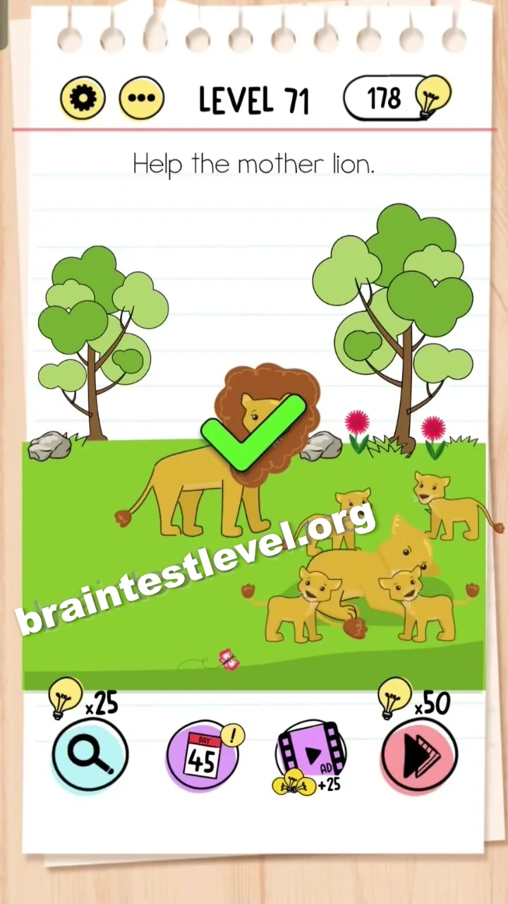 Brain Test Level 71 screenshot 2