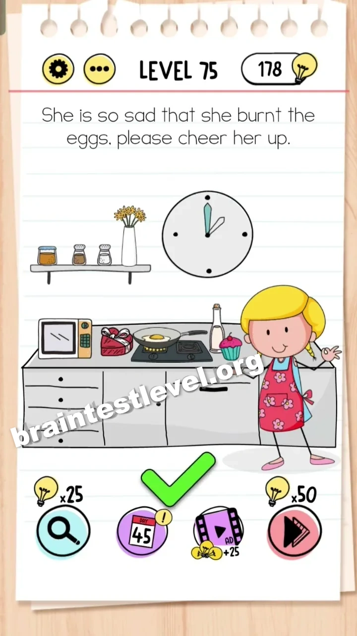 Brain Test Level 75 screenshot 2