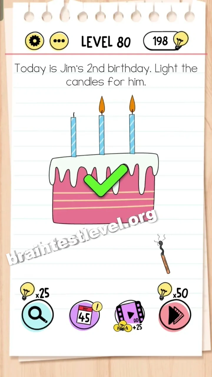 Brain Test Level 80 screenshot 2