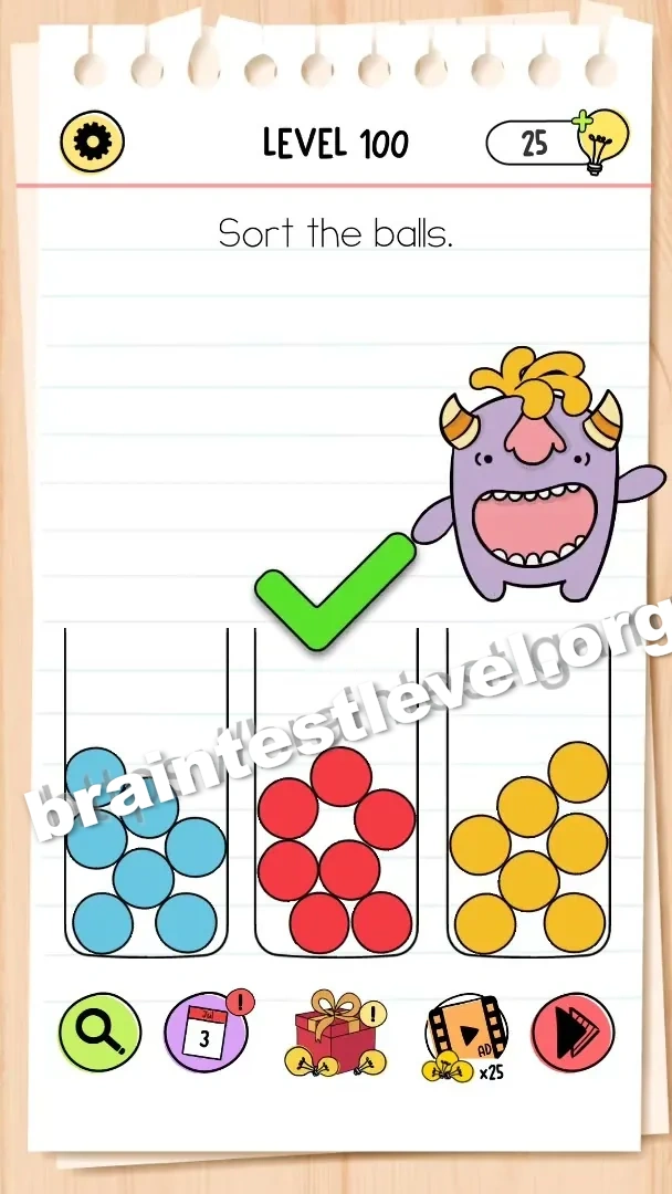 Brain Test All-Star Level 100 screenshot 2