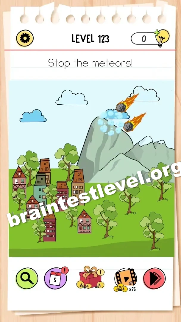 Level 123 screenshot