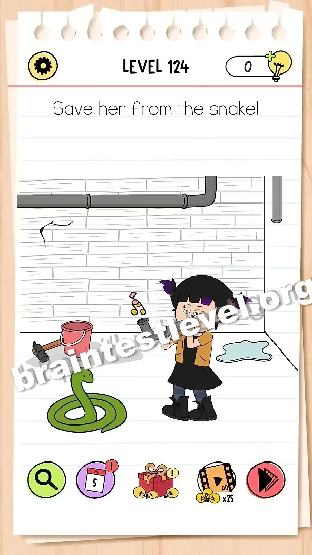 Level 124 screenshot