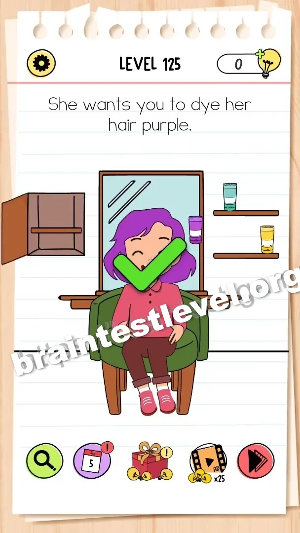 Brain Test All-Star Level 125 screenshot 2