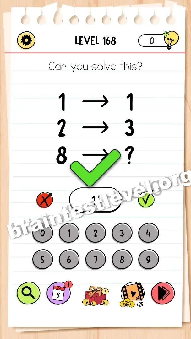 Level 168 screenshot