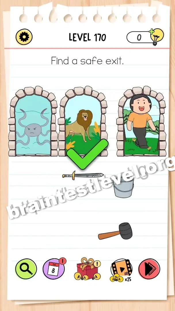 Brain Test All-Star Level 170 screenshot 2