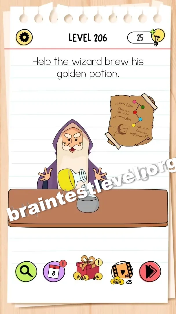 Level 206 screenshot