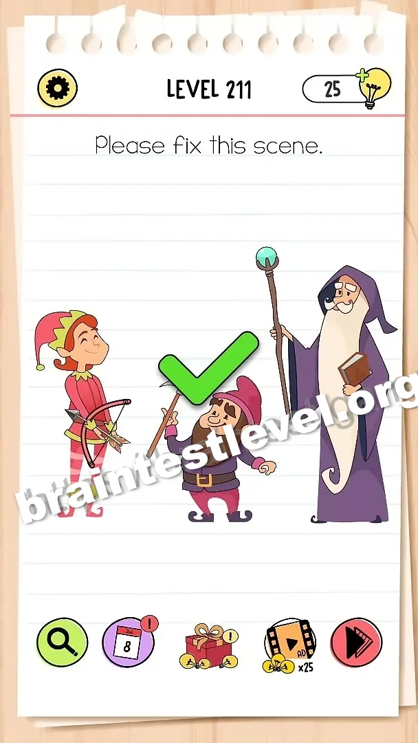 Brain Test All-Star Level 211 screenshot 2