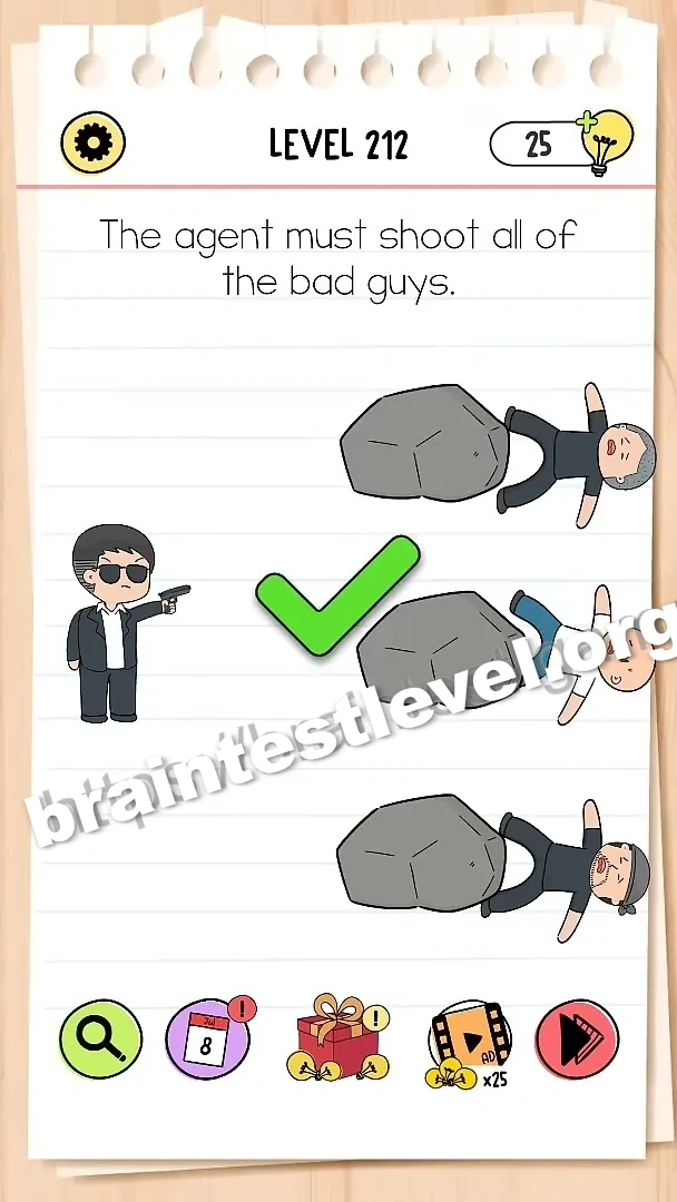 Brain Test All-Star Level 212 screenshot 2