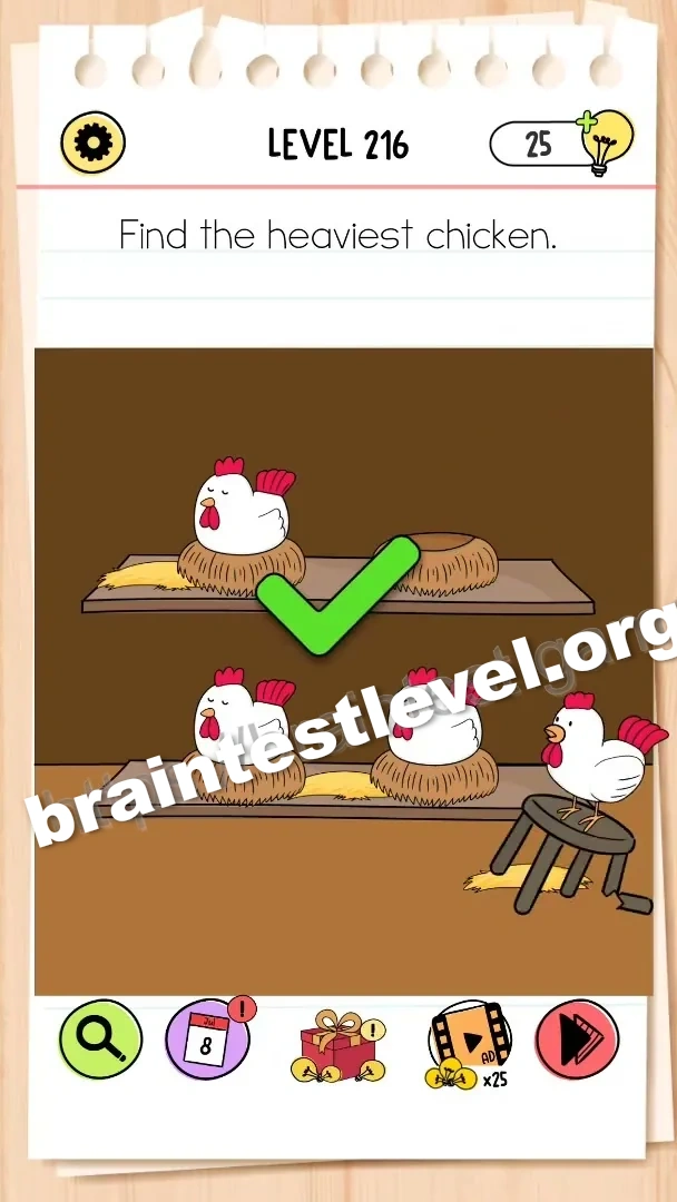 Brain Test All-Star Level 216 screenshot 2