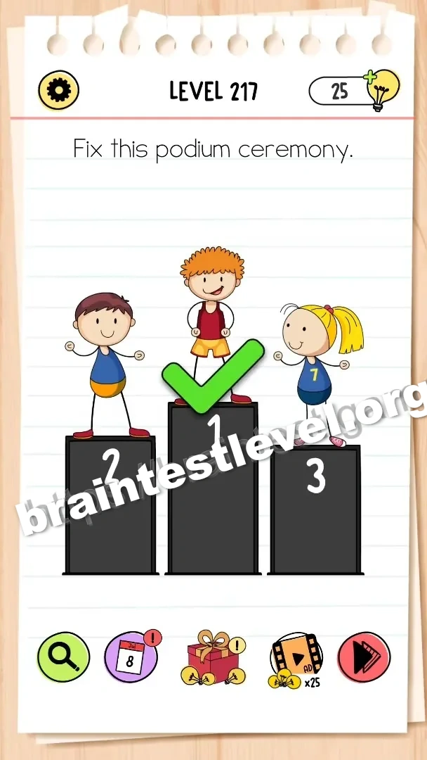 Brain Test All-Star Level 217 screenshot 2