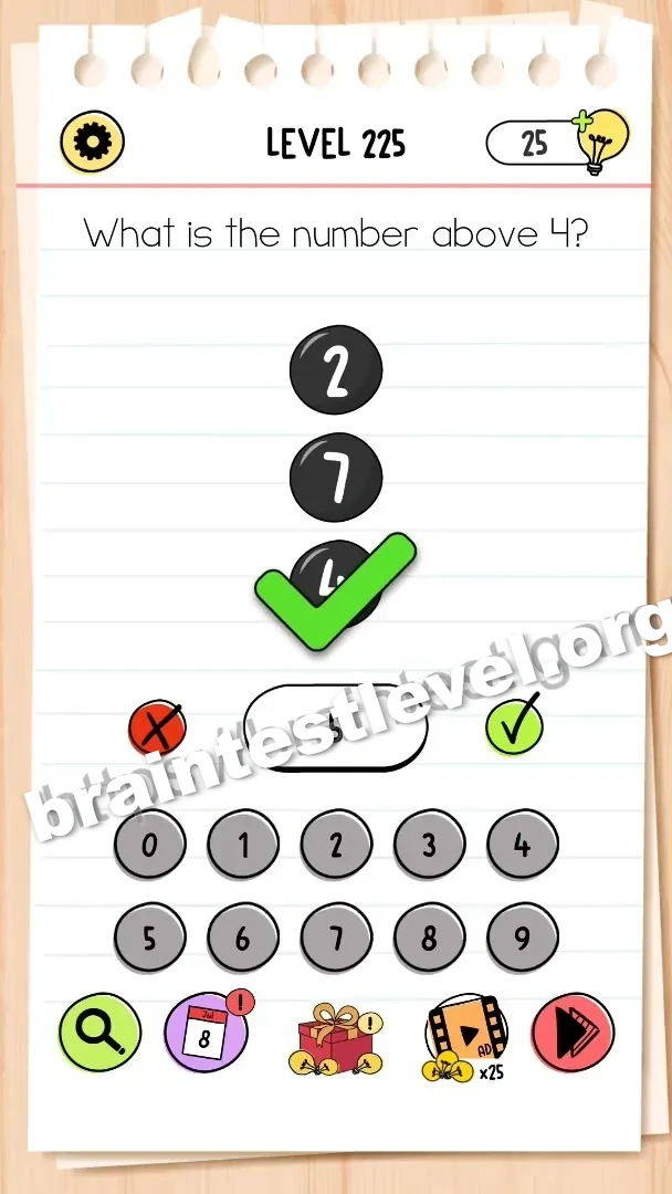 Brain Test All-Star Level 225 screenshot 2