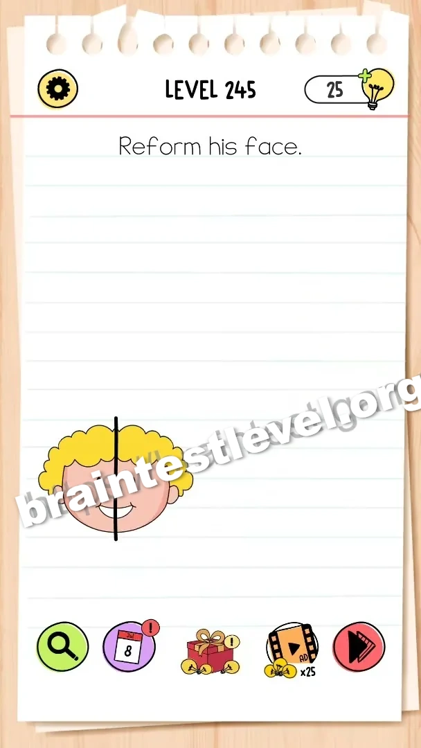 Level 245 screenshot