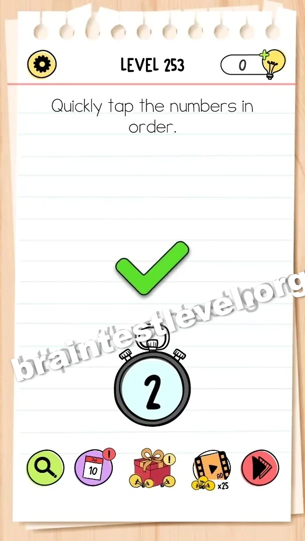 Brain Test All-Star Level 253 screenshot 2