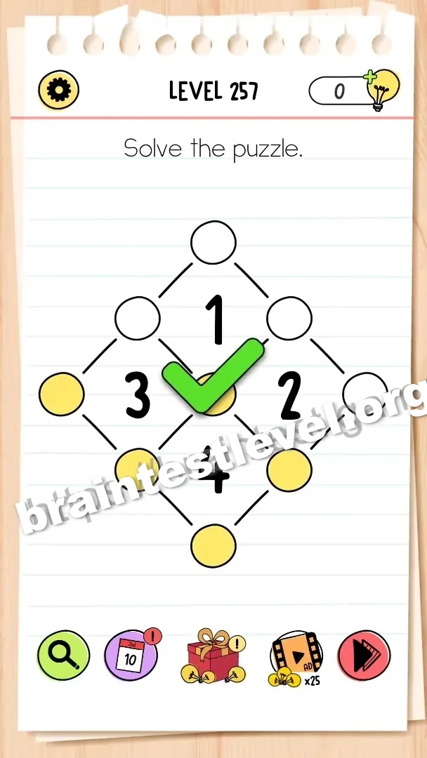 Brain Test All-Star Level 257 screenshot 2