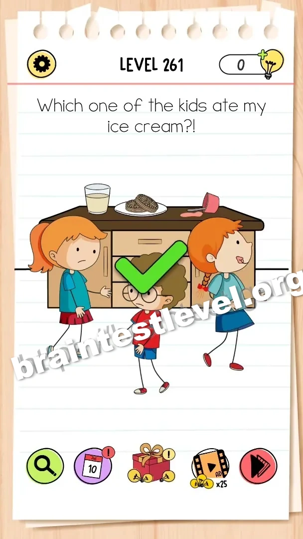 Brain Test All-Star Level 261 screenshot 2