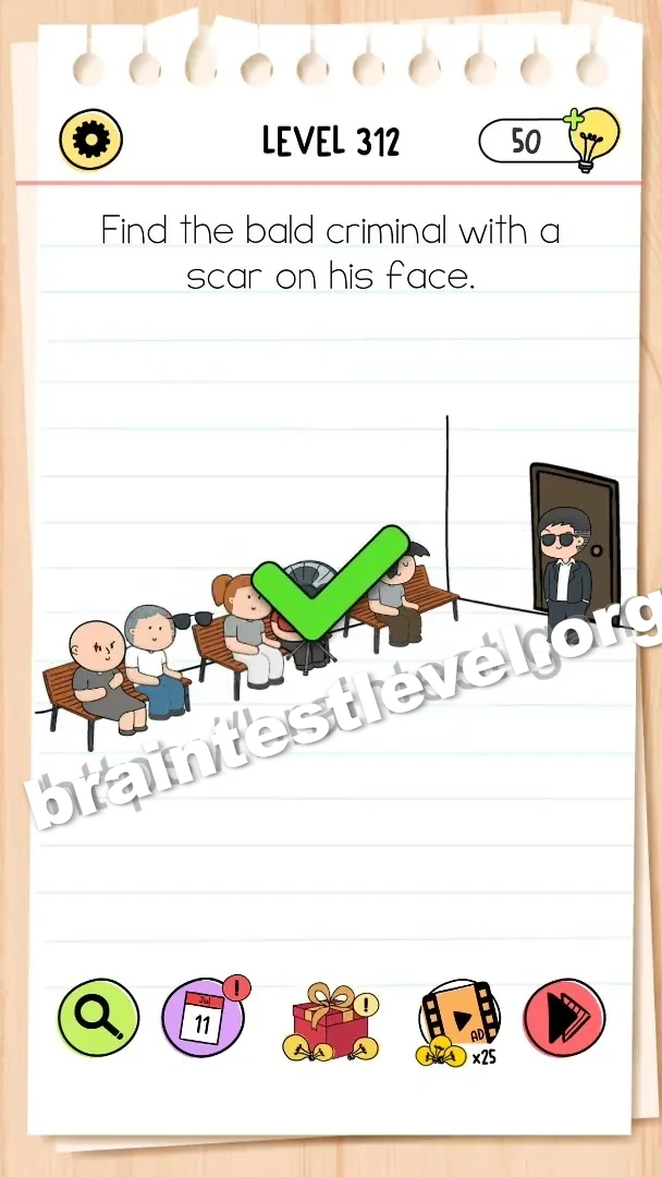 Brain Test All-Star Level 312 screenshot 2
