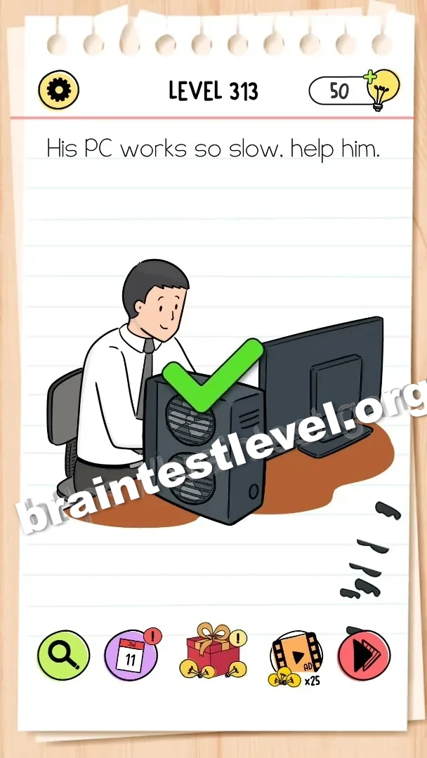 Brain Test All-Star Level 313 screenshot 2