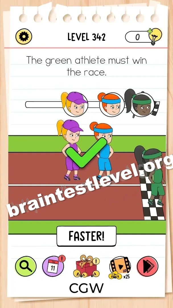 Brain Test All-Star Level 342 screenshot 2