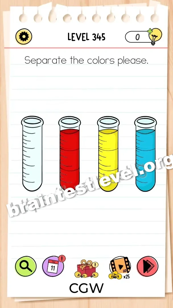 Level 345 screenshot