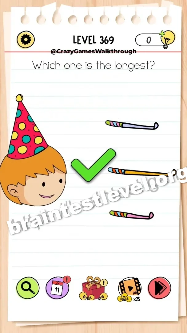Brain Test All-Star Level 369 screenshot 2