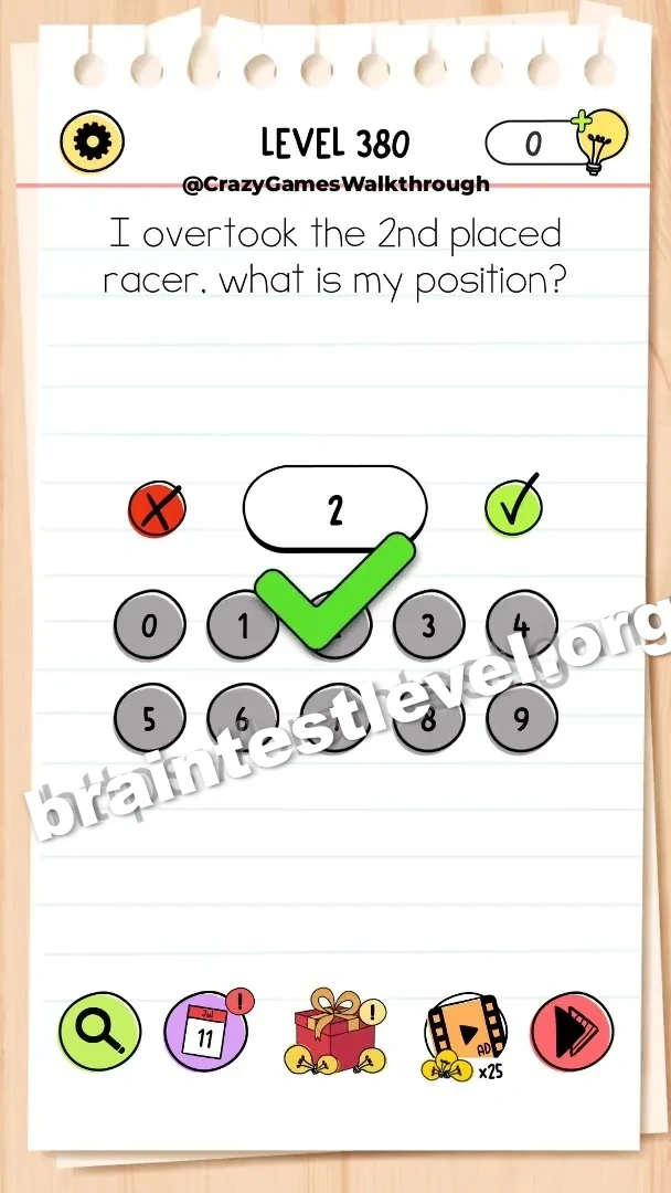 Brain Test All-Star Level 380 screenshot 2
