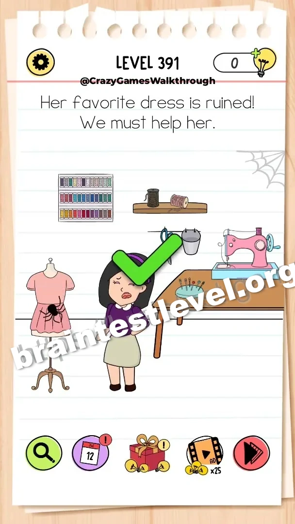 Brain Test All-Star Level 391 screenshot 2