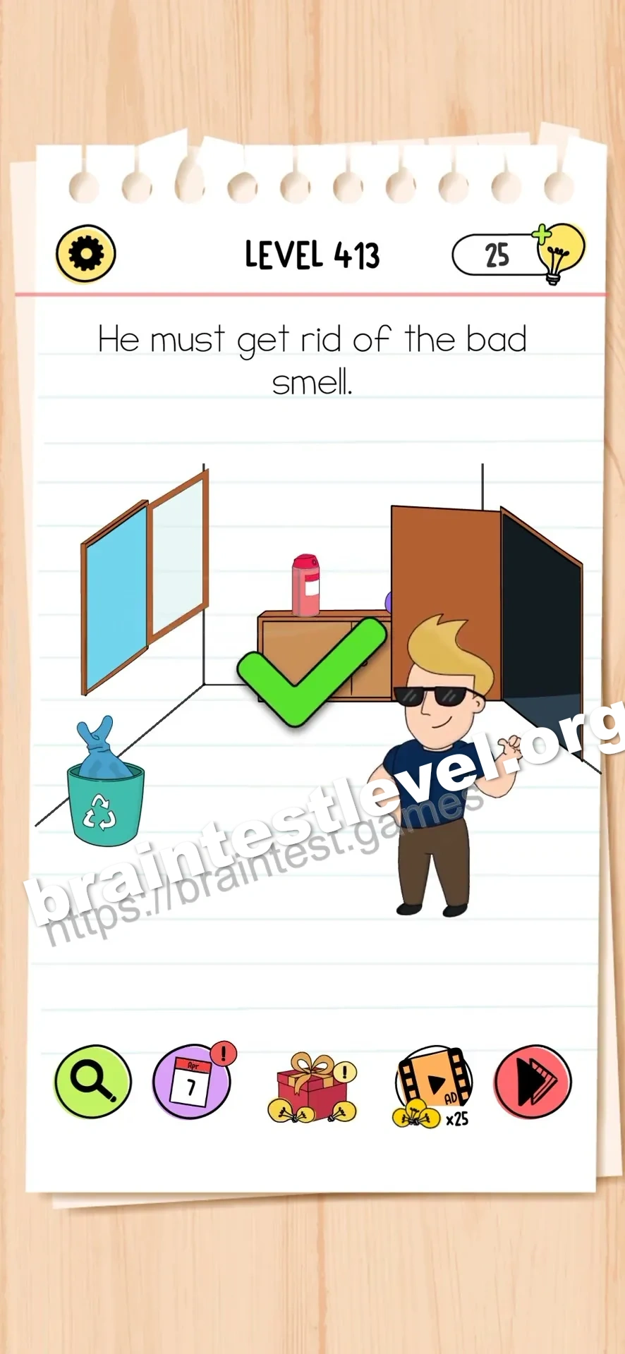 Brain Test All-Star Level 413 screenshot 2
