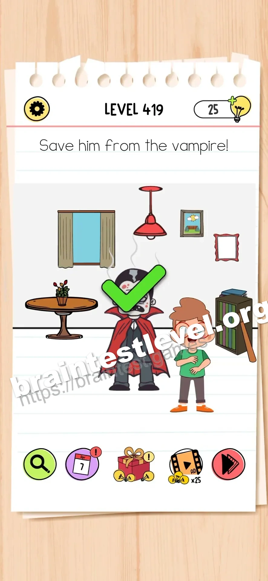 Brain Test All-Star Level 419 screenshot 2