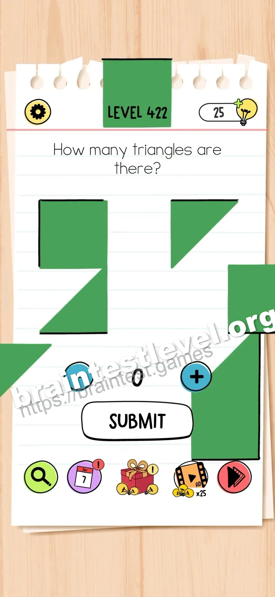 Level 422 screenshot