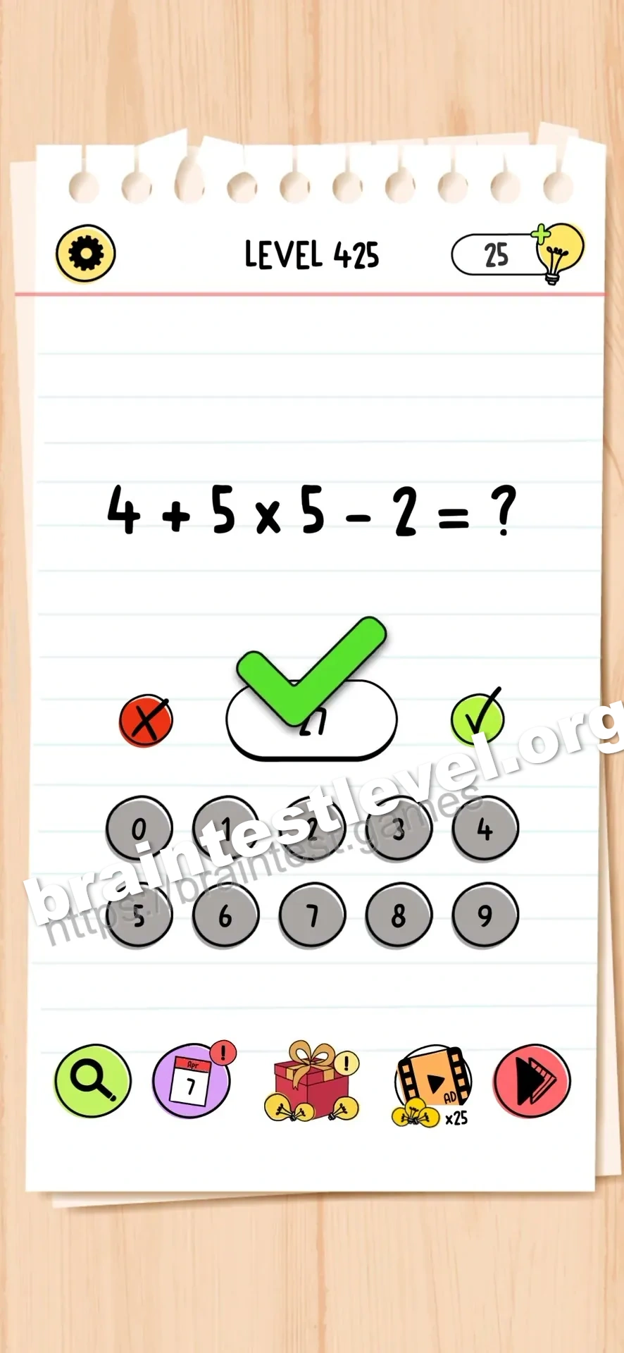 Brain Test All-Star Level 425 screenshot 2