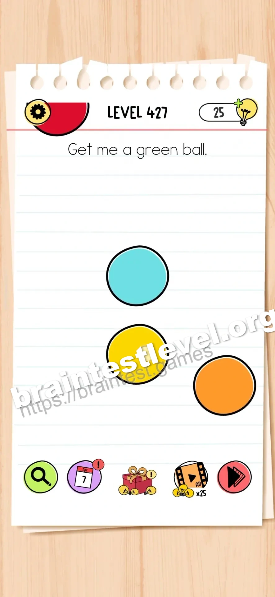 Level 427 screenshot