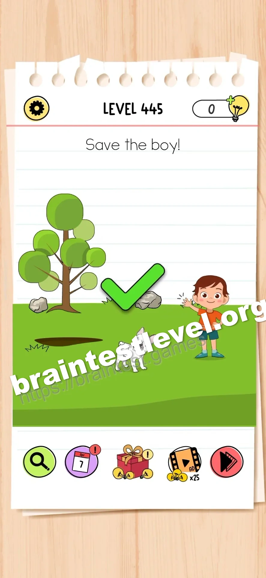 Brain Test All-Star Level 445 screenshot 2